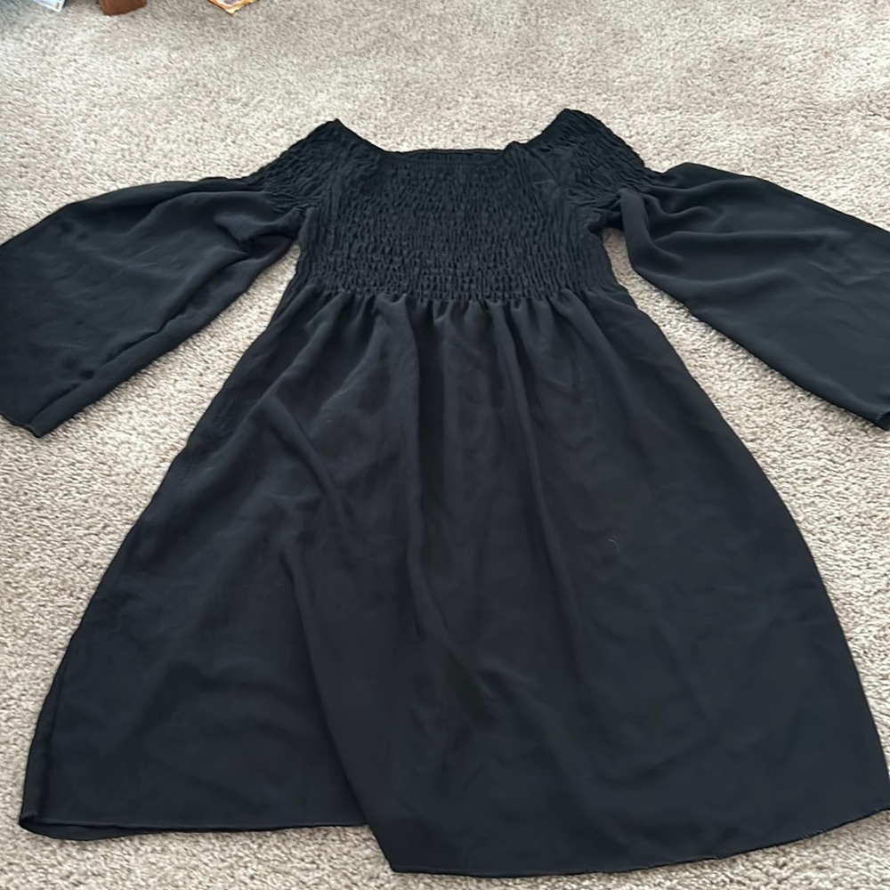 Black Off the shoulder Dress